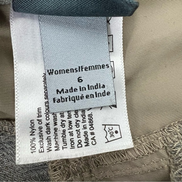 Mountain Equipment Co-Op Women’s Hiking Outdoor Convertible Pants/Shorts Sz 6 - Picture 6 of 16